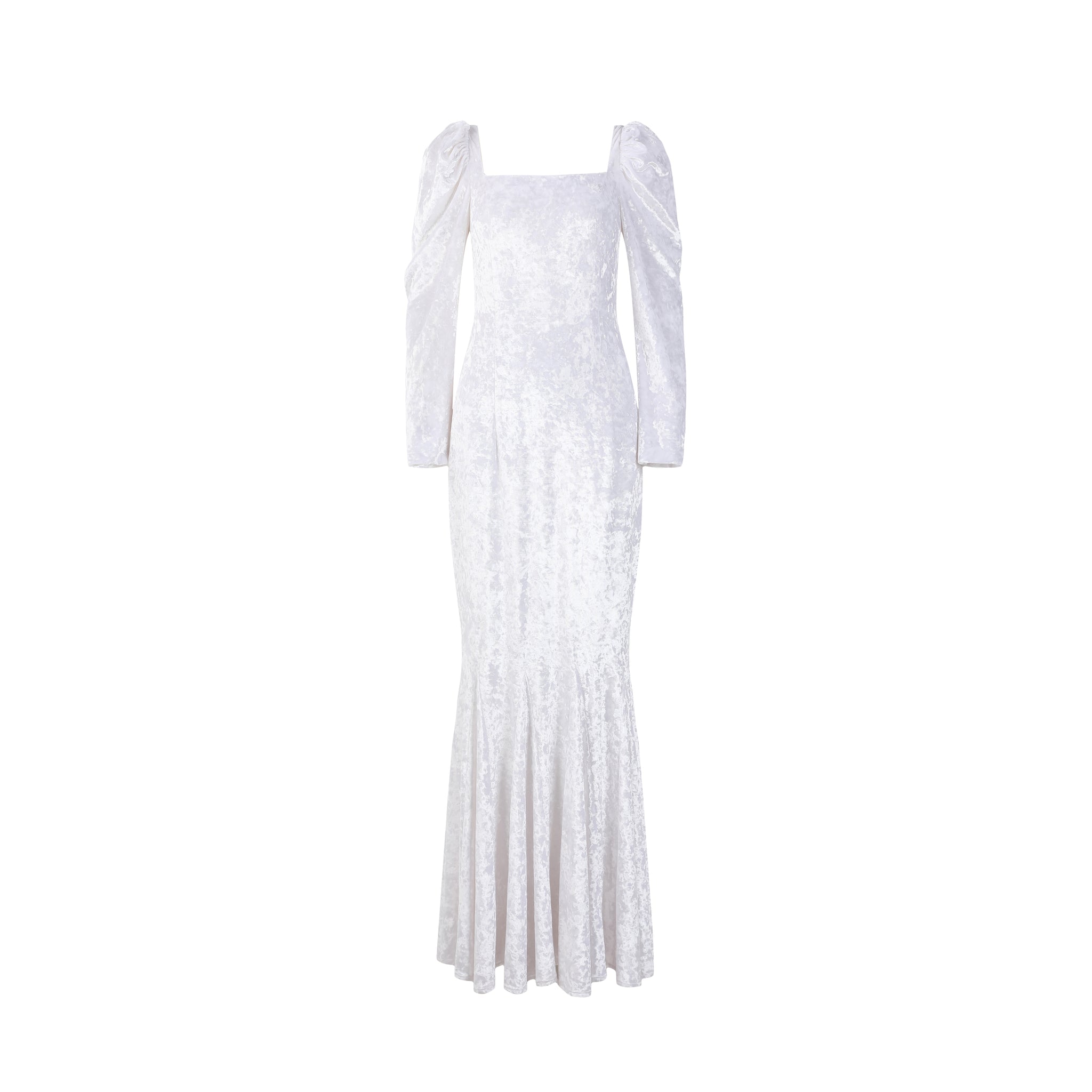Audrey Velvet Petal Midi Dress