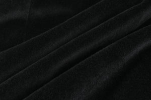 Kara Velvet Blazer with Faux Fur Collar Blazer Set