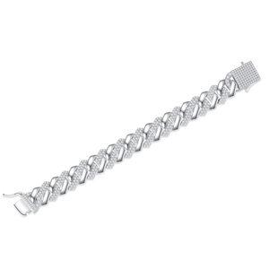 Adore Crystal Curb Chain Bracelet - LEDAIR
