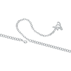 Angelique Crystal Bow Pearl Chain Belt - LEDAIR
