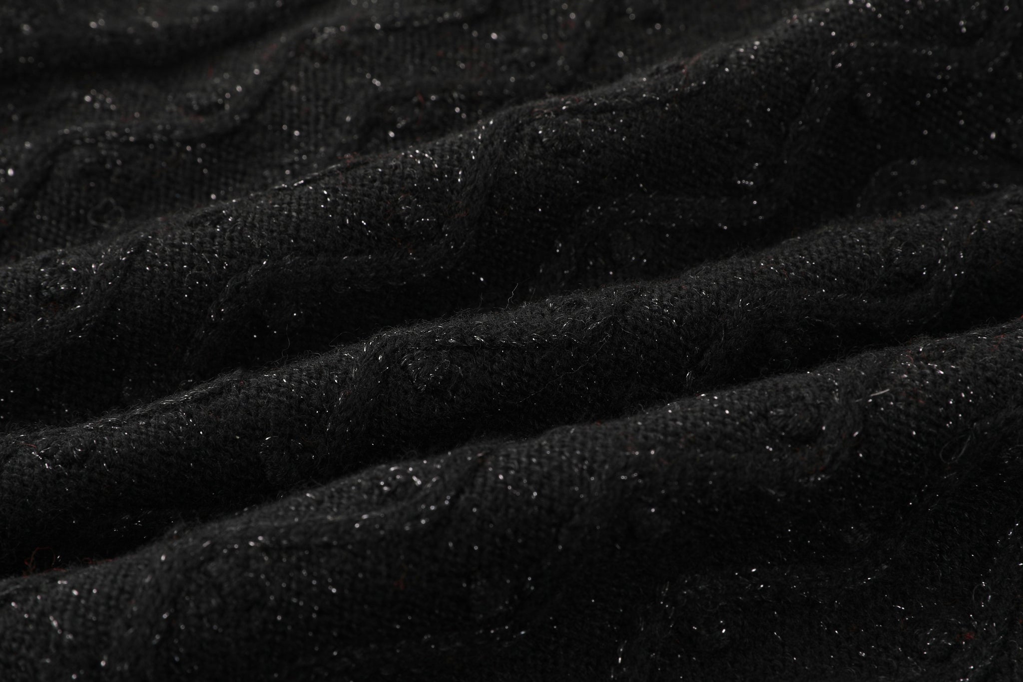 Black Faux-Fur Cardigan - LEDAIR
