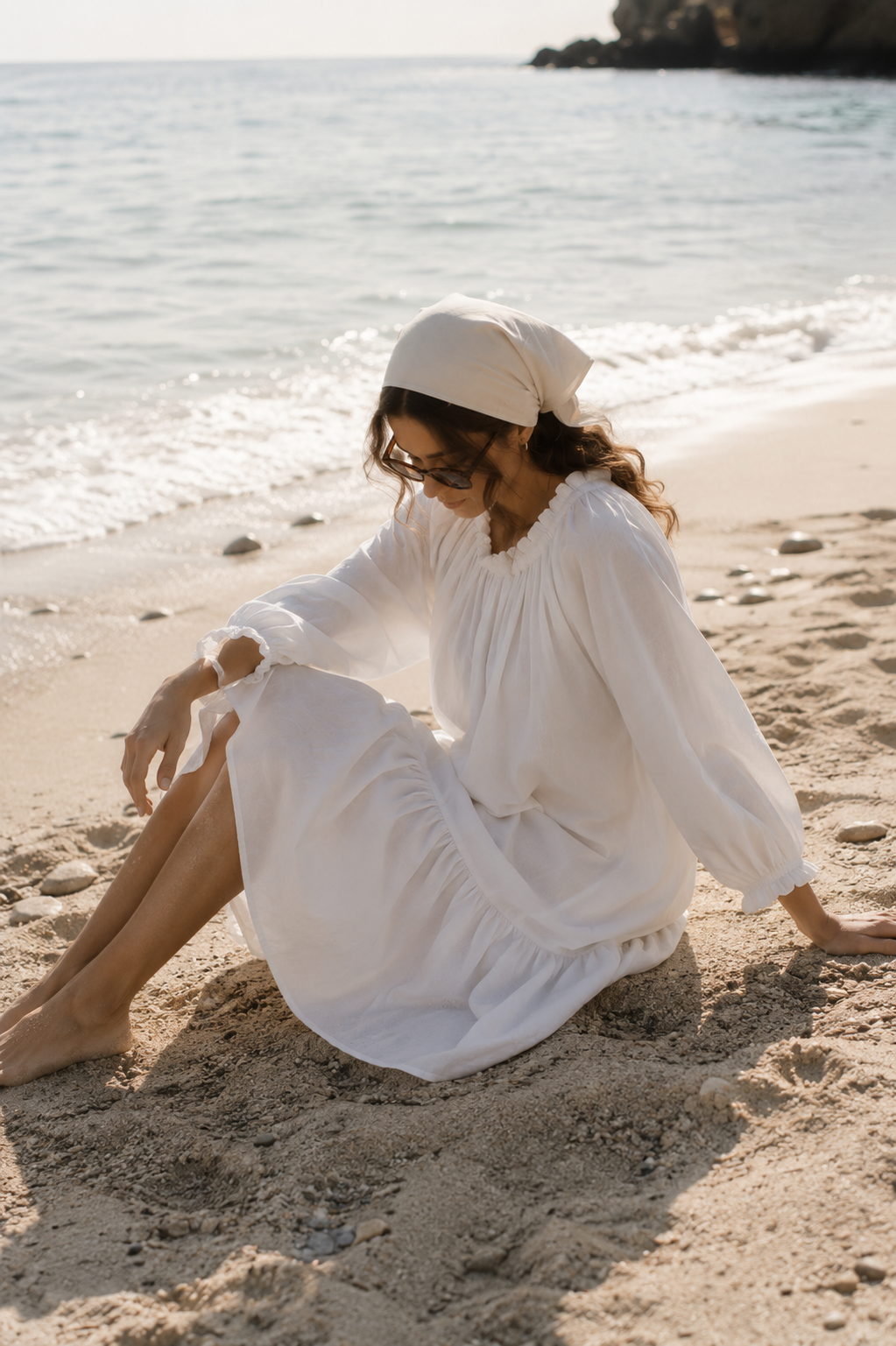 The Cotton Gathered Dress