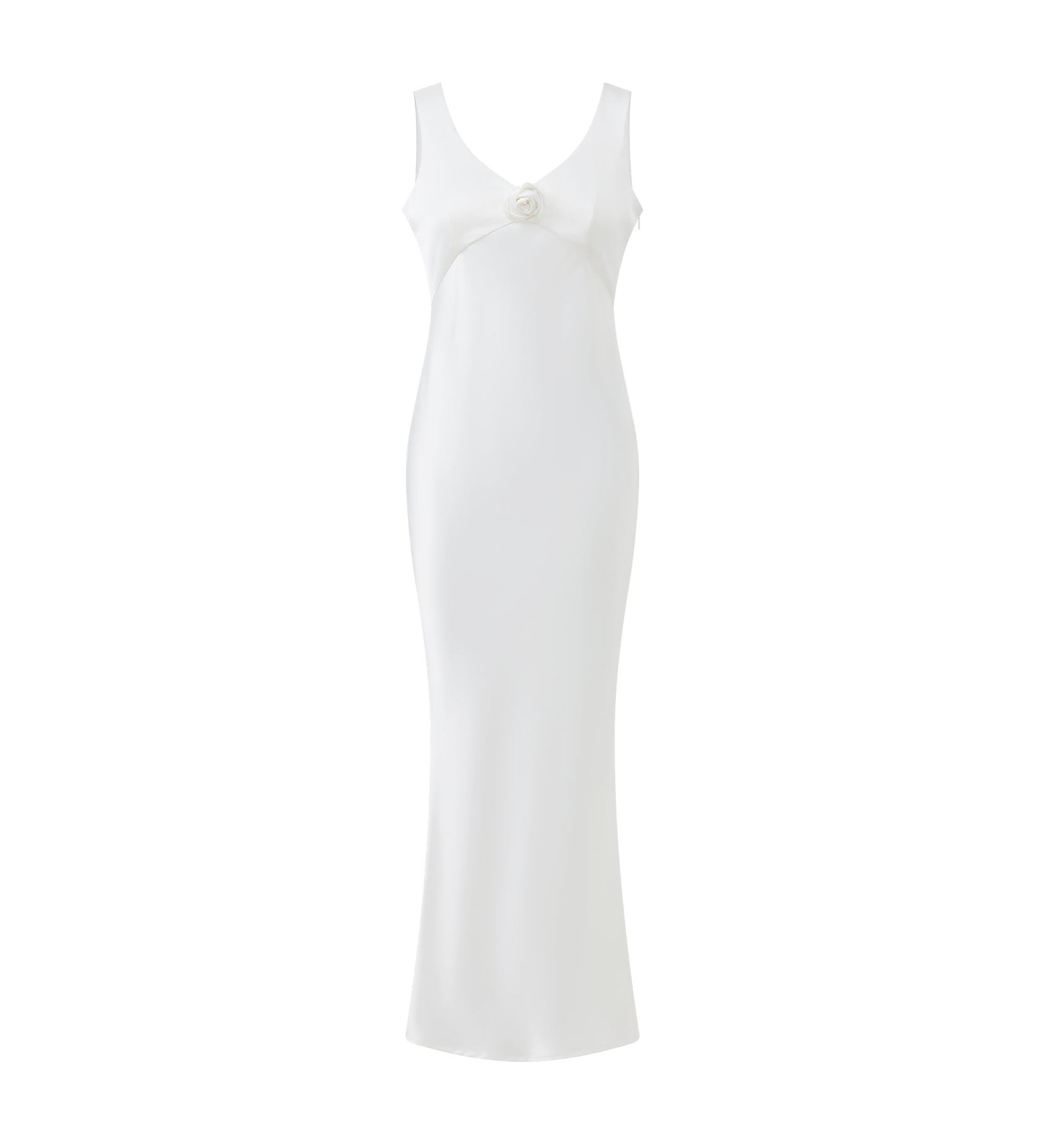 Isabella Satin Bow-Tie Gown