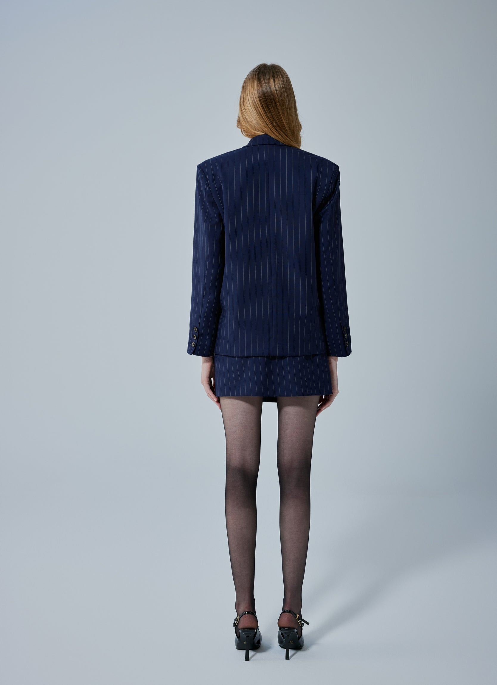 Vogue Pinstripe Blazer