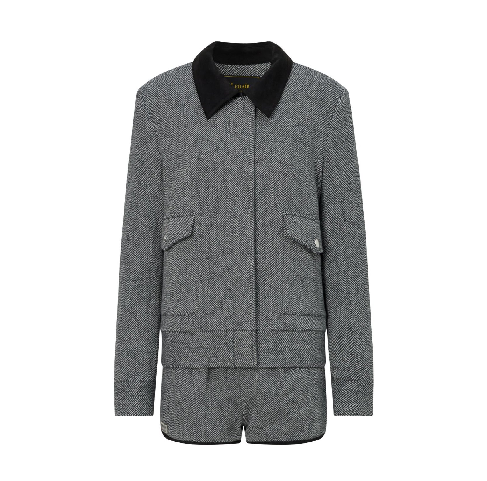 Victoria Herringbone Blazer Set