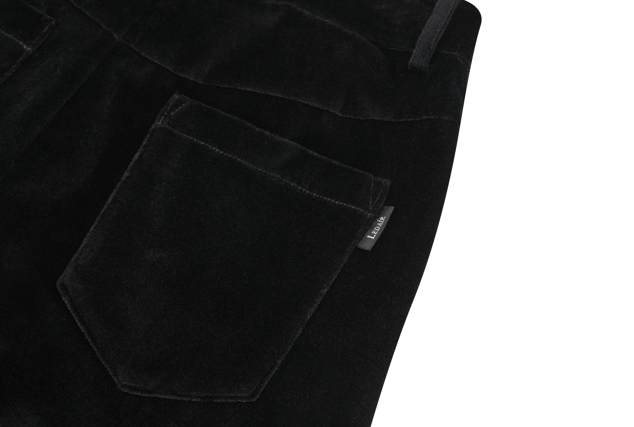 Jenner Velvet High Waist Flared Jeans