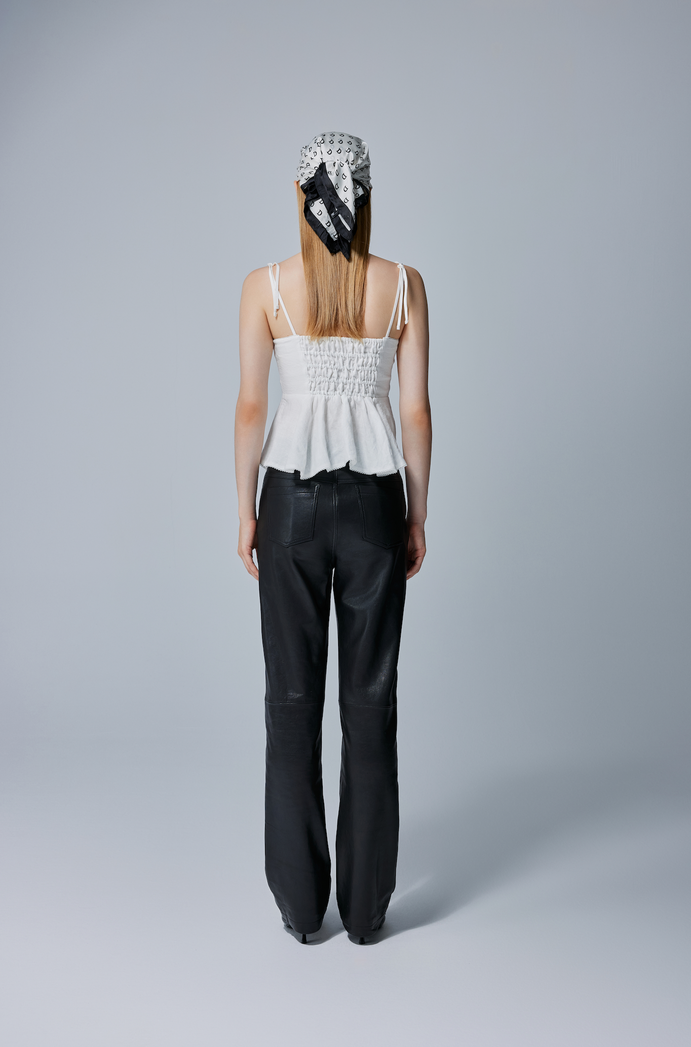 Chloe Peplum Linen Top