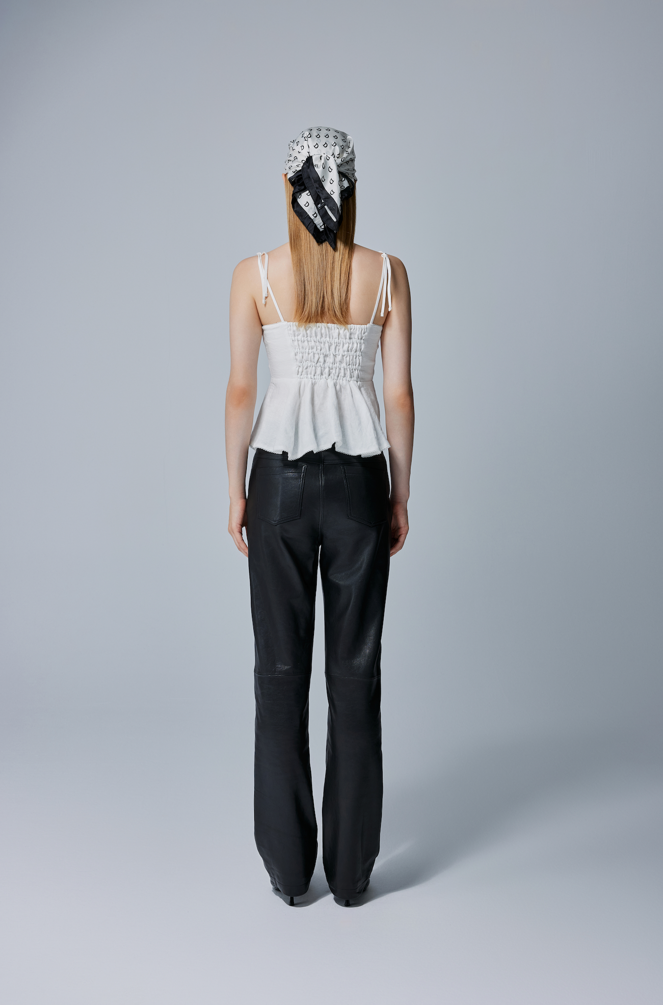 Chloe Peplum Linen Top