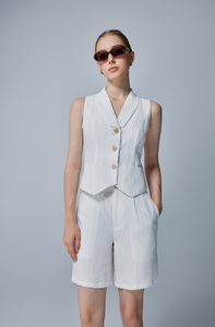 Camilla Linen Vest