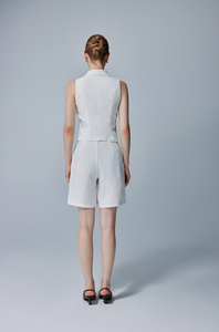 Vivienne Tailored Linen Vest Set