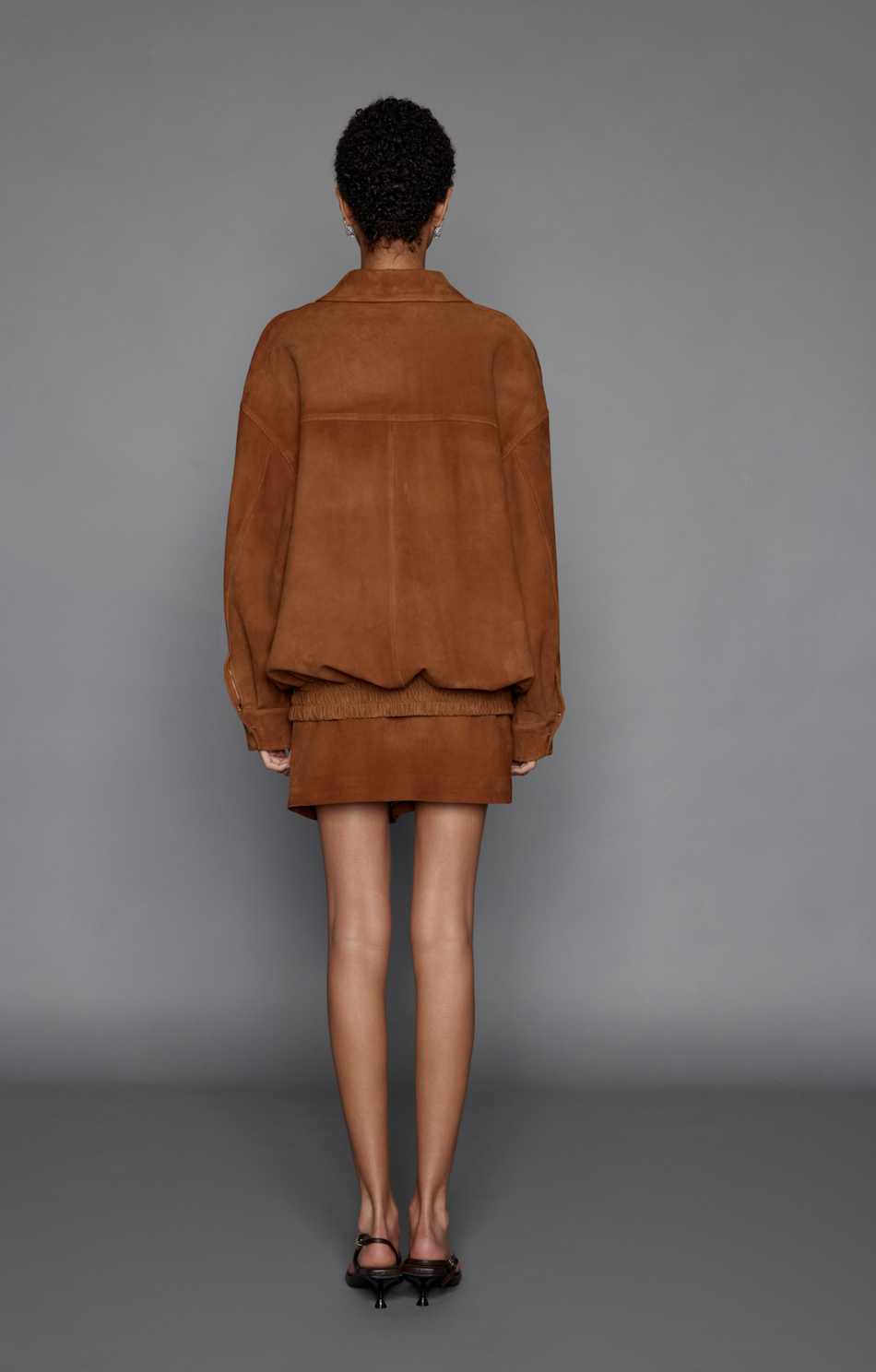 Suede Leather Top Jacket