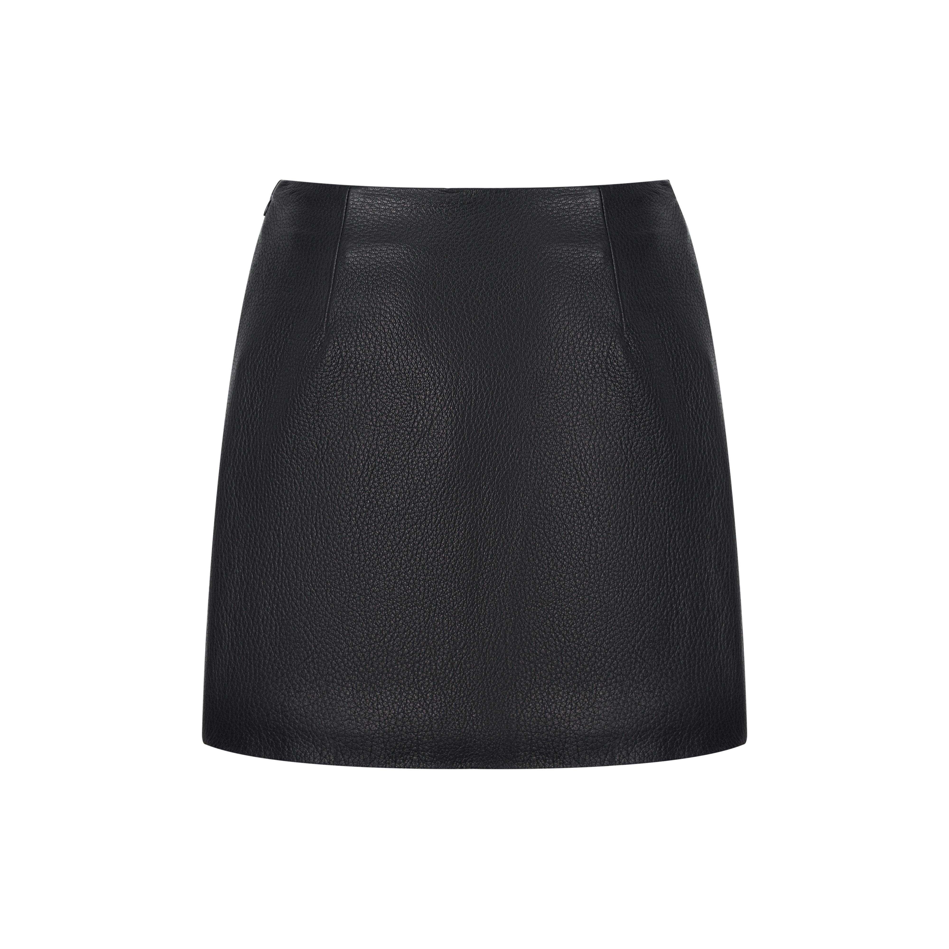 Aurelia Lambskin Leather Mini Skirt