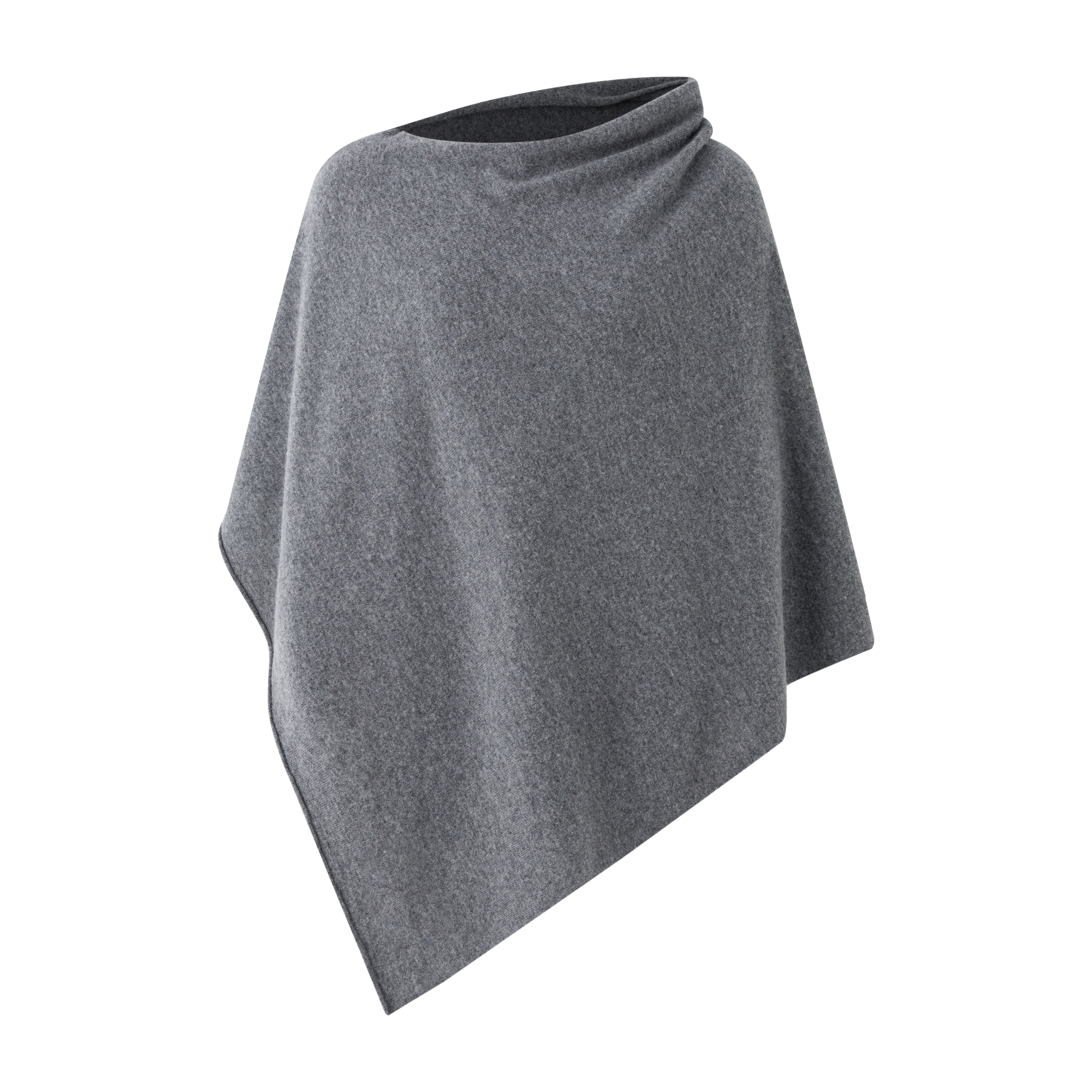 Cashmere Draped Poncho