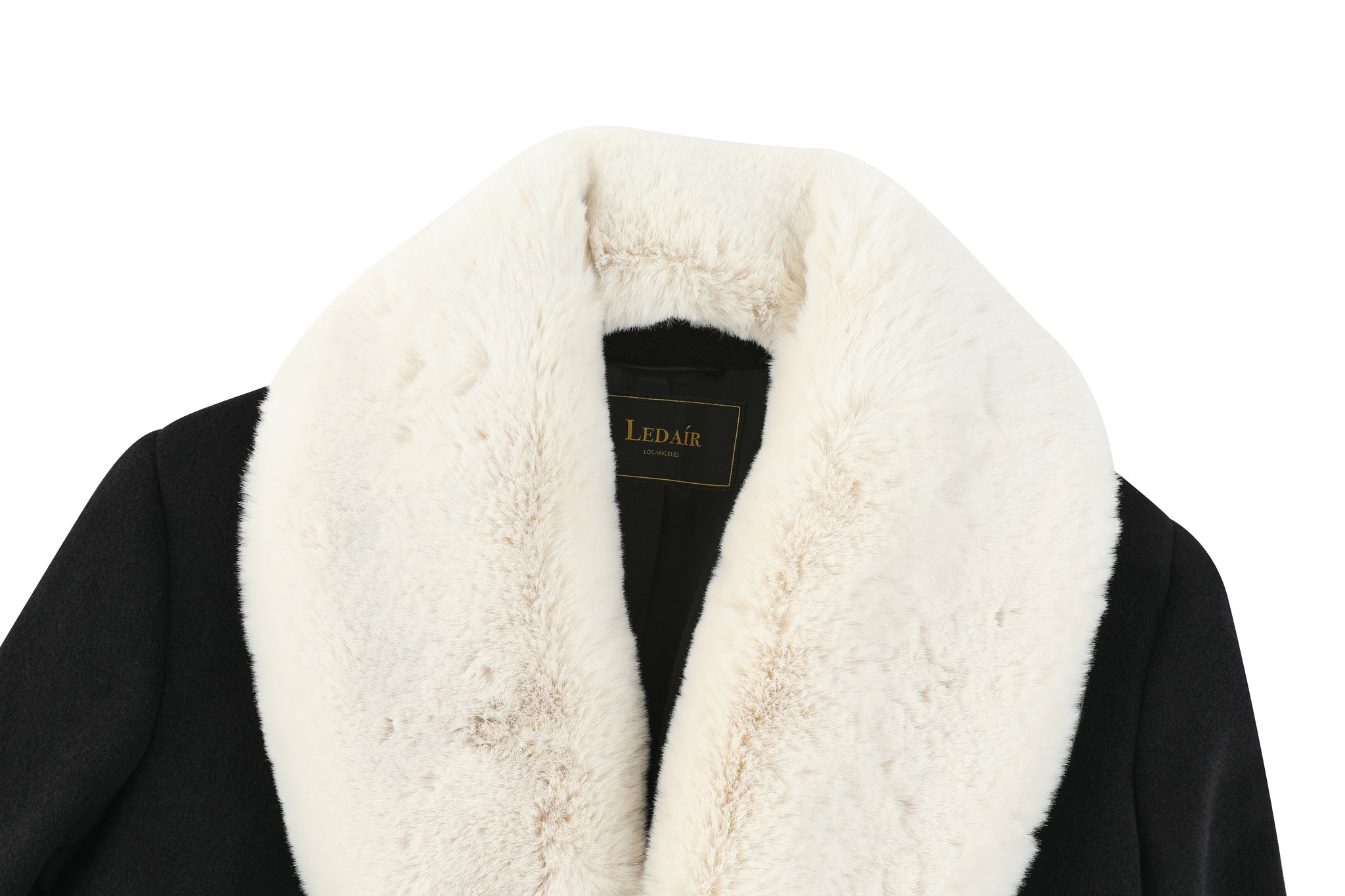 Audrey Faux Fur-Trimmed Coat