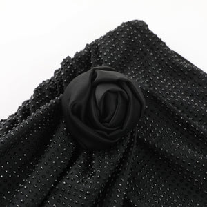Aubree Mystic Floral Crystal Mini Skirt - LEDAIR