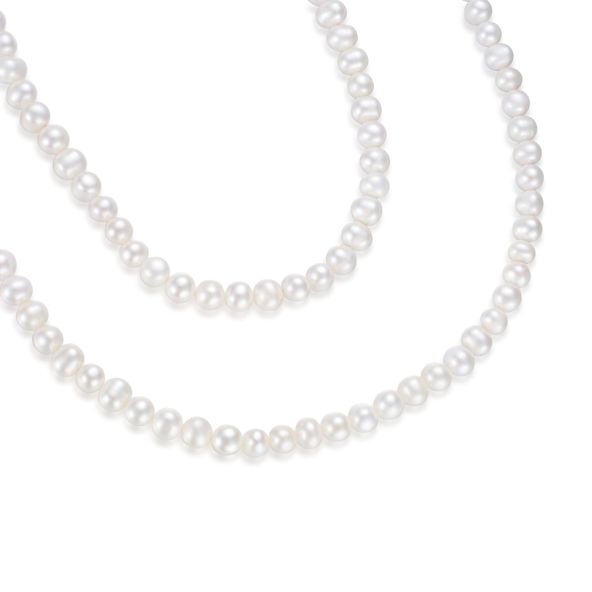 d'Amour Bow Pearl Necklace - LEDAIR