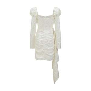 Diorélla Mini Dress in White - LEDAIR