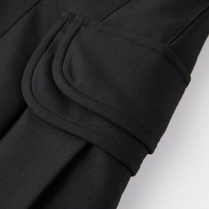 Kari Asymmetry Pleated Mini Dress - LEDAIR