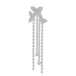 Les Papillons Romantiques Triple Dangle Earrings - LEDAIR