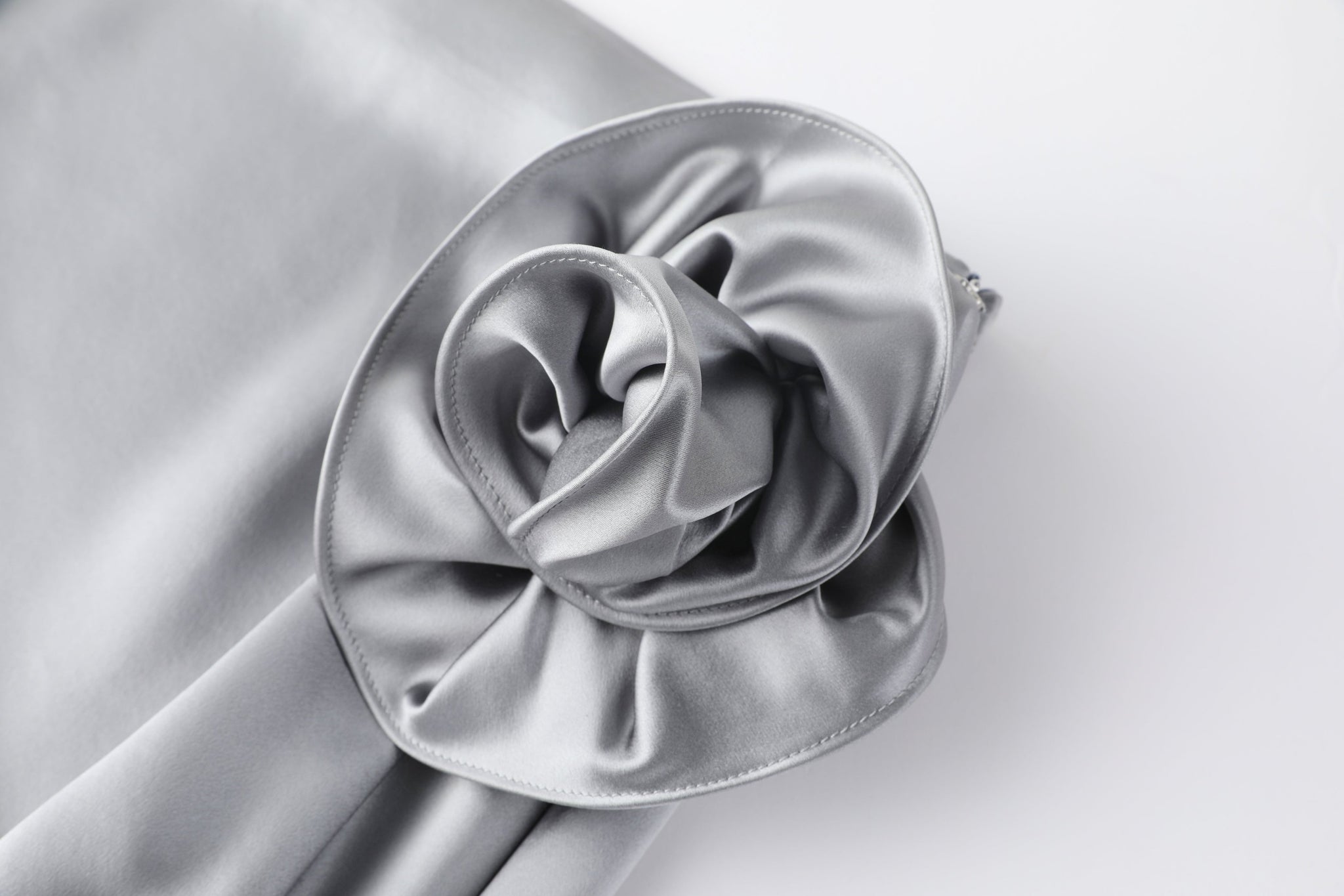Viola Ruched Silk Midi Skirt - LEDAIR